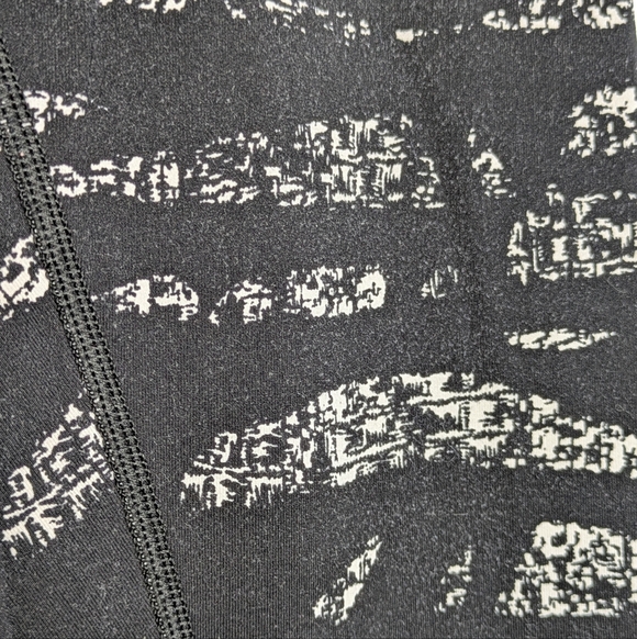 Lululemon Wunder Under Black White Pull On Athletic Exercise Workout Legging 2 - Picture 4 of 10